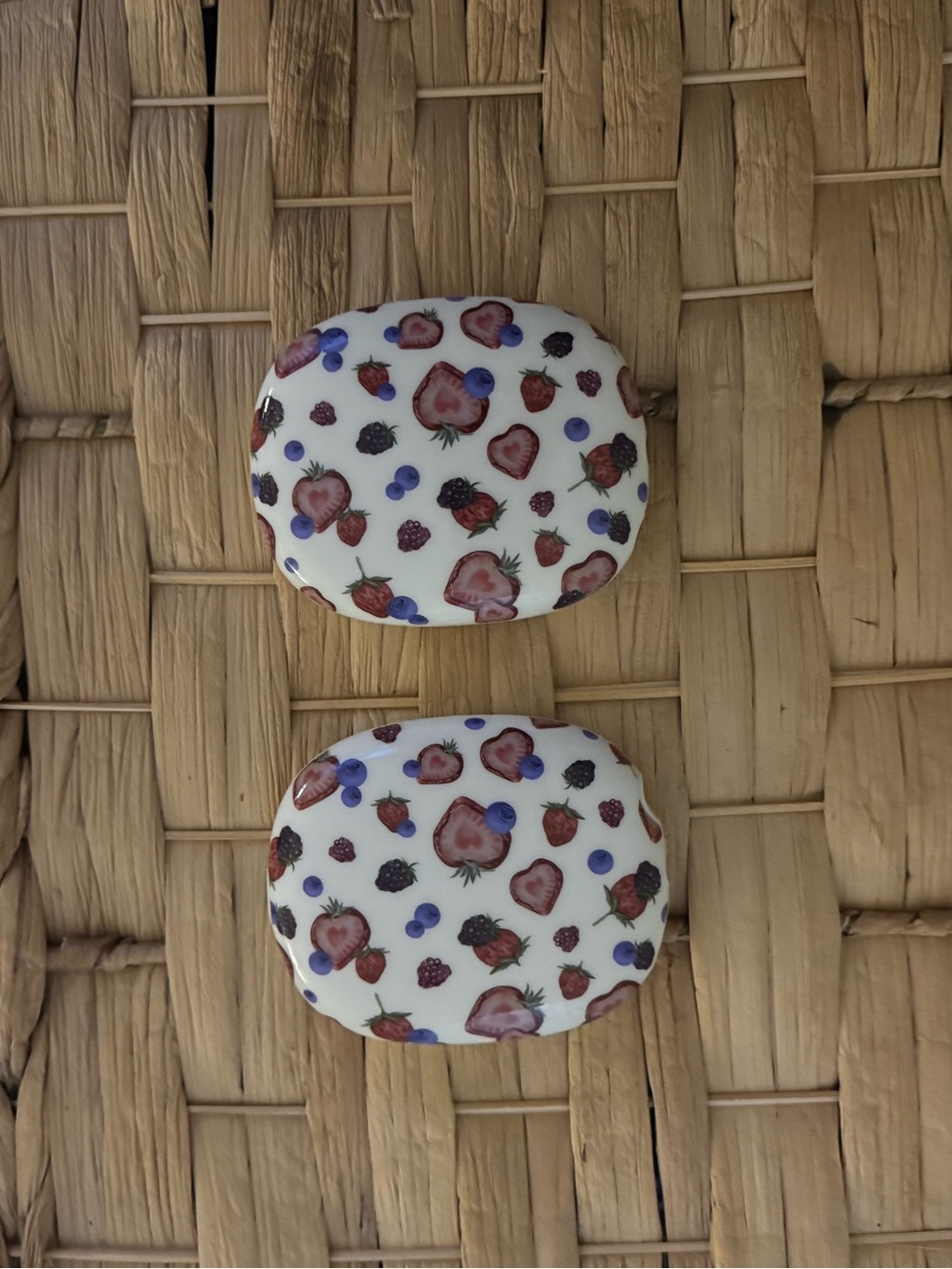 Wildflowers Berry & Cream Print AirPod Max Case